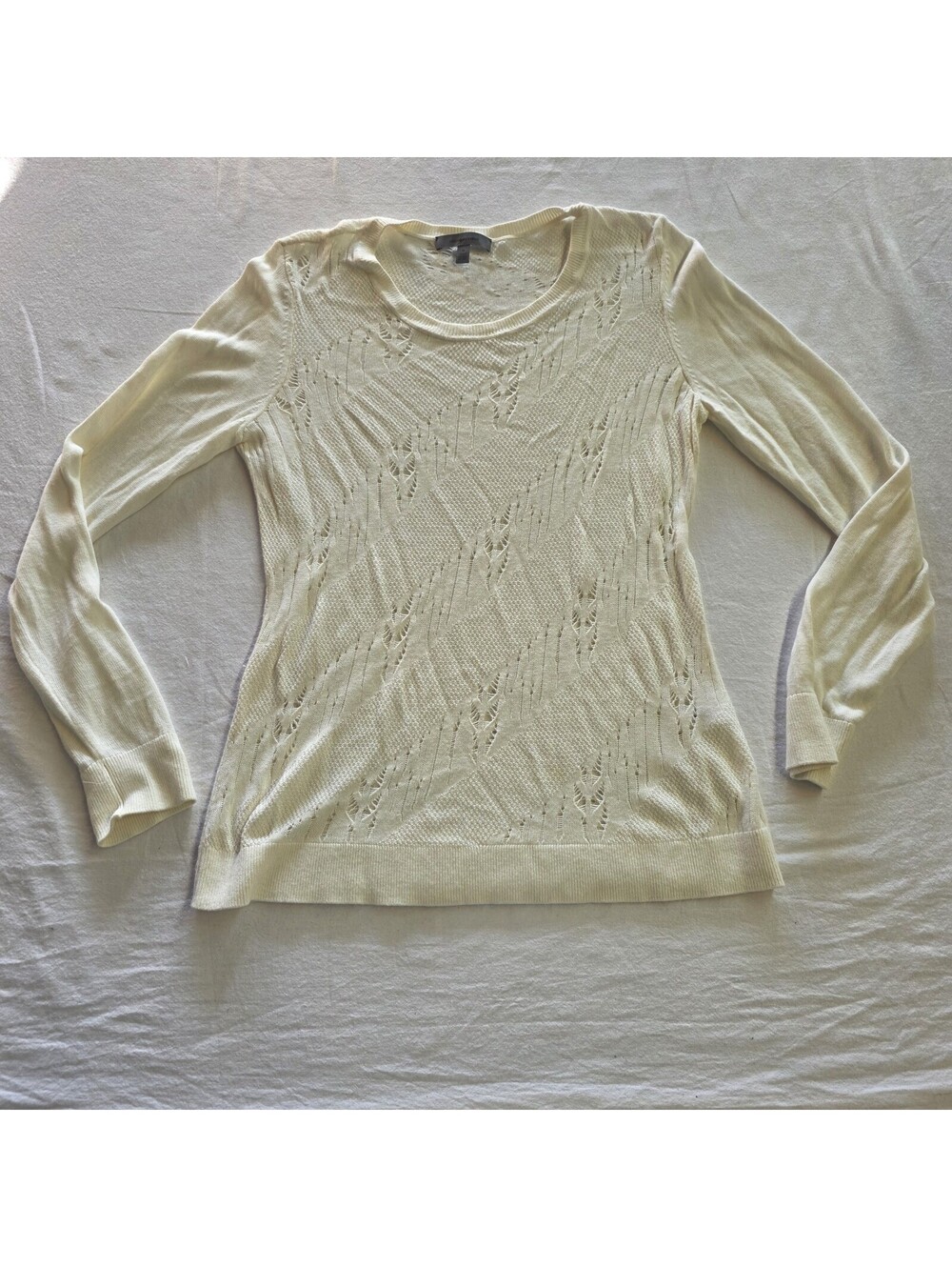 Classiques Entier Womens Sweater Viscose/Cashmere Preppy Quiet Luxury Medium